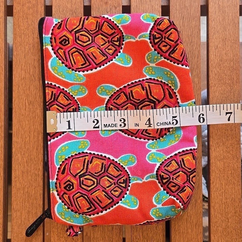 Thirty One Mini Zipper Pouch Sea Turtle Tango - Picture 5 of 5